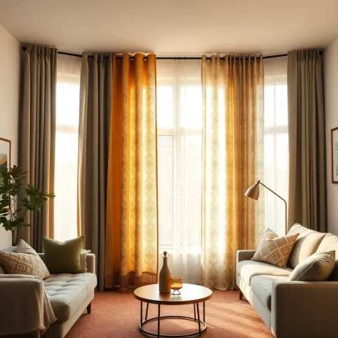 Jakie zasłony do salonu aranżacje