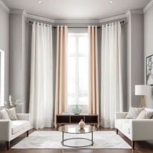 Jakie zasłony do szarego salonu