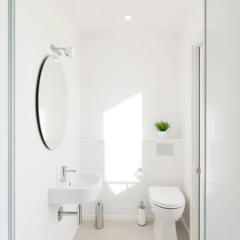 Jasna małą łazienka inspiracje