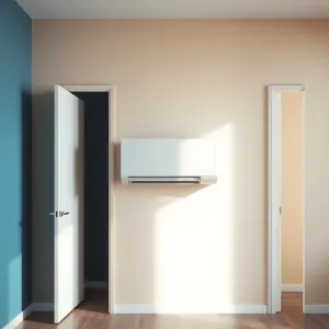 Jeden klimatyzator na dwa pokoje