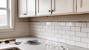 Kiedy kłaść płytki między szafkami w kuchni