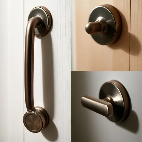 Klamki do drzwi łazienkowych