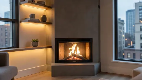 kominki do mieszkania w bloku