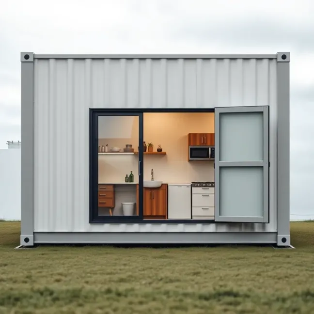 Kontener mieszkalny z kuchnią i łazienką cena