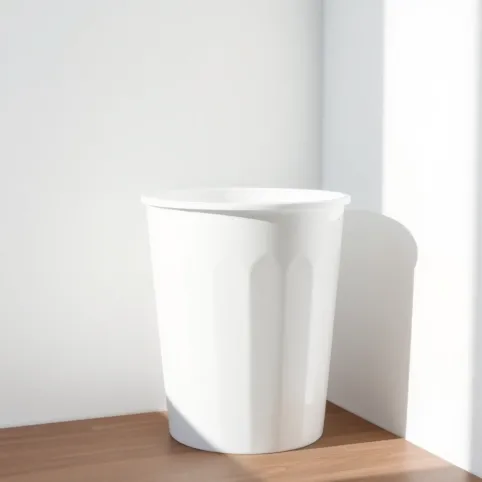 Kosz łazienkowy biały