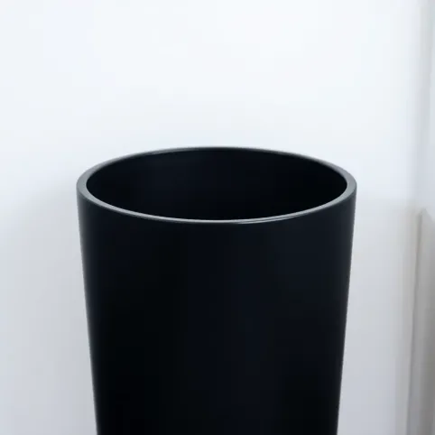 Kosz na śmieci do łazienki czarny