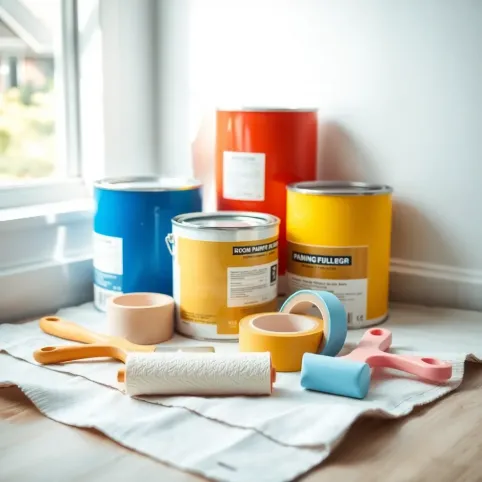 Koszt malowania pokoju 12m2