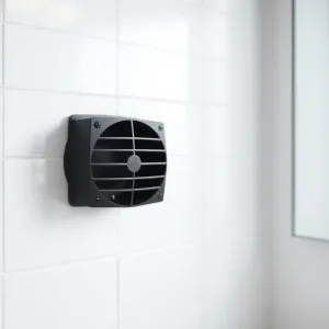 Kratka wentylacyjna do łazienki czarna