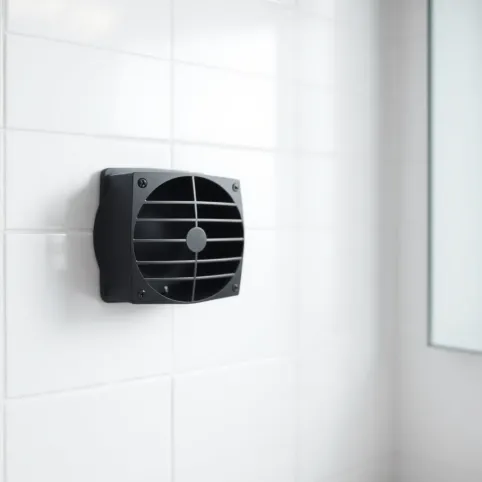 Kratka wentylacyjna do łazienki czarna