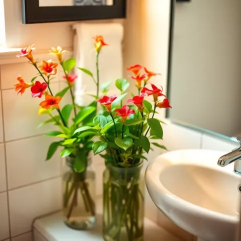 Kwiaty do łazienki bez okna