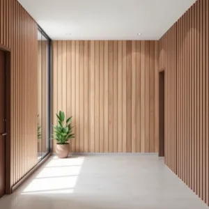 Lamele w przedpokoju  inspiracje