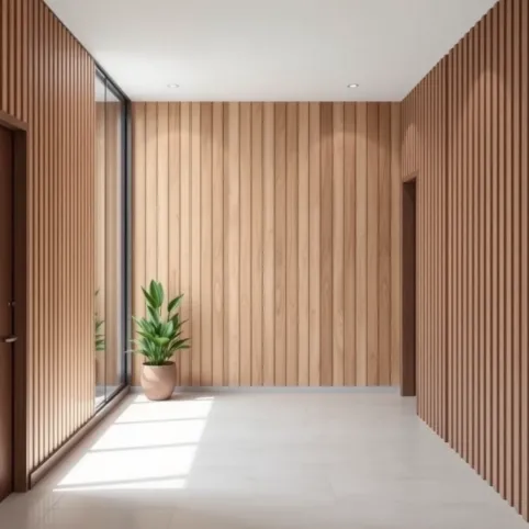 Lamele w przedpokoju  inspiracje