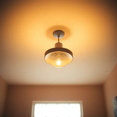 Lampa sufitowa do małego pokoju