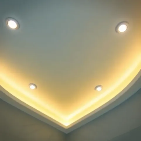 Lampy wpuszczane w sufit do łazienki