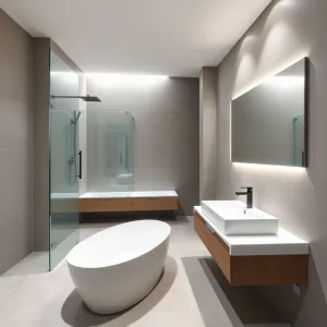 Łazienka 7m2 z wanną i prysznicem