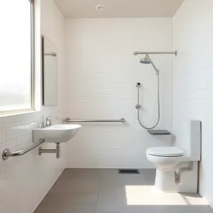 łazienka dla osób niepełnosprawnych projekt