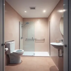 Łazienka dla seniora w bloku