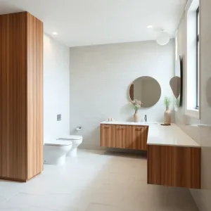 Łazienka kafelki do połowy ściany