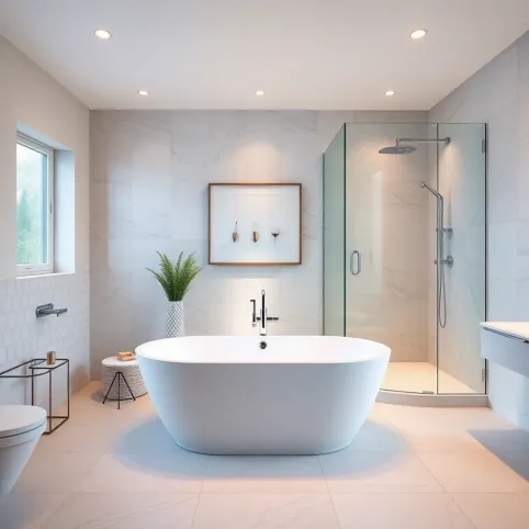 Łazienka Z Wanną I Prysznicem Inspiracje