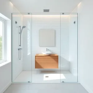 łazienki z prysznicem