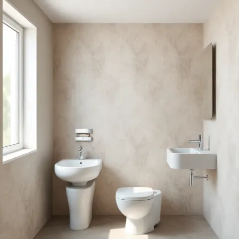 Linoleum na ścianę do łazienki