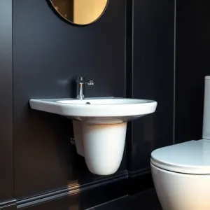 Listwa przypodłogowa do łazienki czarna