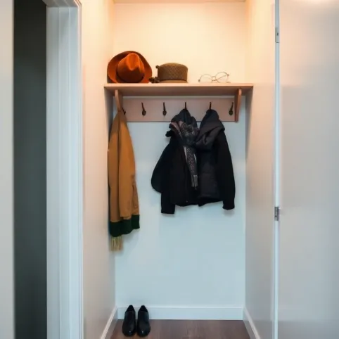 Mała garderoba w przedpokoju