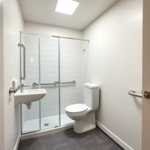 Mała łazienka dla niepełnosprawnych