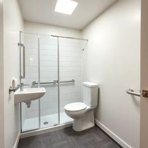 Mała łazienka dla niepełnosprawnych