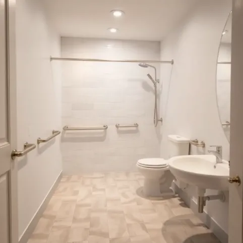 Mała łazienka dla seniora