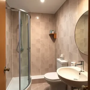 Mała łazienka w bloku 2m2 z prysznicem