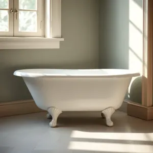 Mała wanna na nóżkach