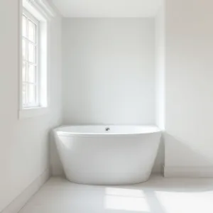 Mała wanna narożna 90x90