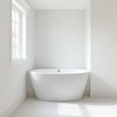 Mała wanna narożna 90x90