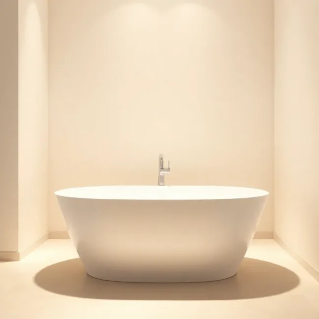 Mała wanna wolnostojąca 120x70