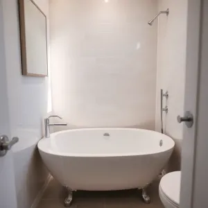 Mała wanna wolnostojąca