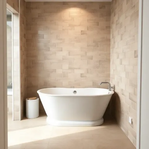 Mała wanna z obudową