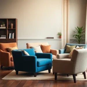 Małe fotele do salonu