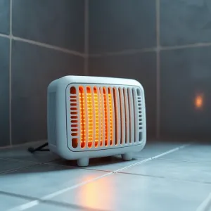 Mały grzejnik elektryczny łazienkowy