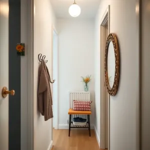 Mały przedpokój w bloku