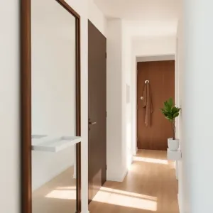 mały przedpokój w bloku  inspiracje