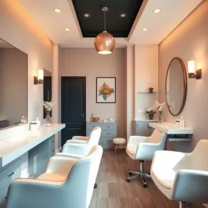 Mały salon kosmetyczny projekt