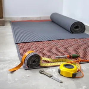 Mata grzewcza do łazienki montaż