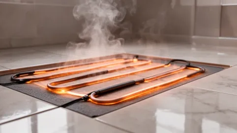 Mata grzewcza pod płytki do łazienki