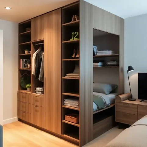 Meble do małego pokoju z szafą