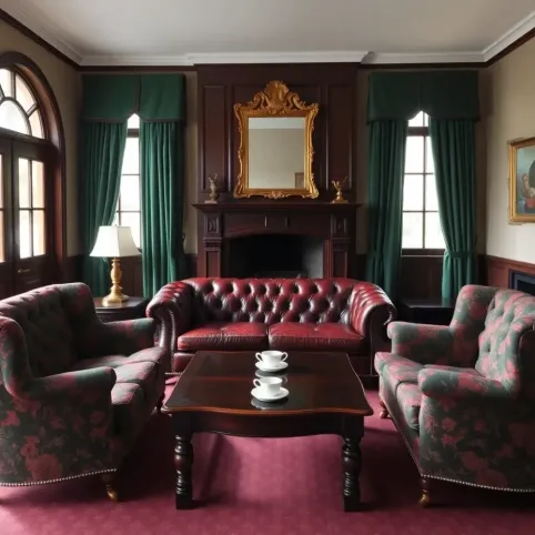 Meble w stylu angielskim salon