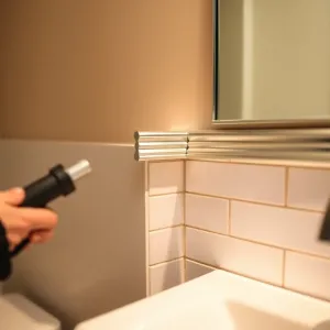 Metalowe listwy dekoracyjne do łazienki montaż