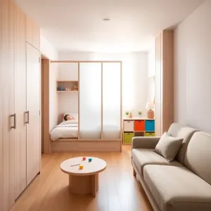 Mieszkanie z dzieckiem w jednym pokoju