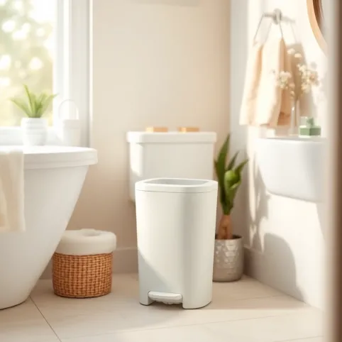 Mini kosz na śmieci do łazienki
