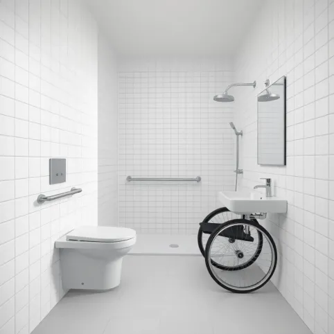 Minimalne wymiary łazienki dla niepełnosprawnych